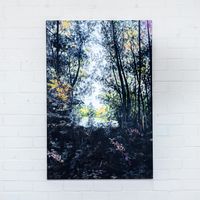 painting-landscape-forest-dark-light-leafs-80cm-by-120cm